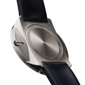 ساعت مچی تیتانیومی تک عقربه کوارتز پلاس مشکی / آبی UNO 24 Plus Single Hand Quartz Titanium Wrist Watch Black/Blue