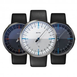 ساعت مچی تیتانیومی تک عقربه کوارتز پلاس سفید / آبی UNO 24 Plus Single Hand Quartz Titanium Wrist Watch White/Blue