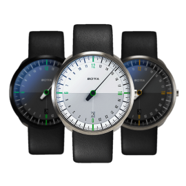 ساعت مچی تیتانیومی تک عقربه کوارتز سفید / سبز UNO 24 Single Hand Quartz Titanium Wrist Watch White/Green