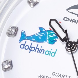 ساعت مچی ورزشی سفید دلفین Dolphin Aid Project